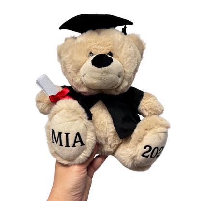 Graduation Bear Bubble Balloons Box