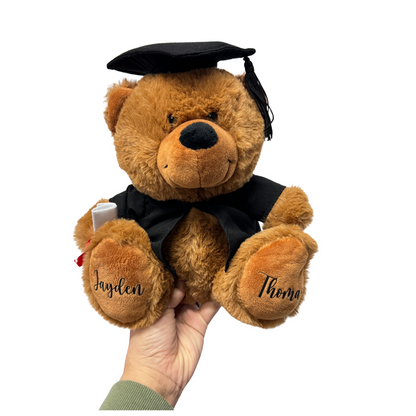 Graduation Bear Bubble Balloons Box