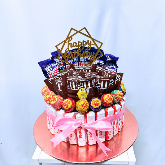 Kinder & Chocolate Gifts Cake