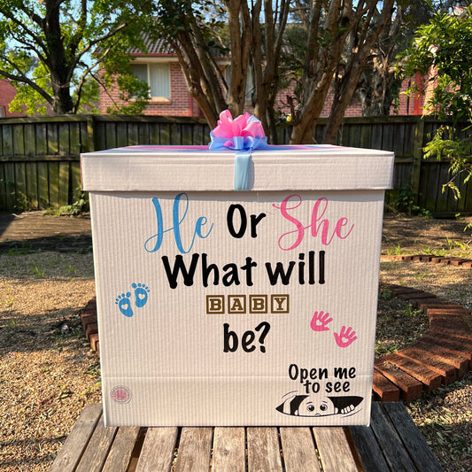 Gender Reveal Surprise Jumbo Box